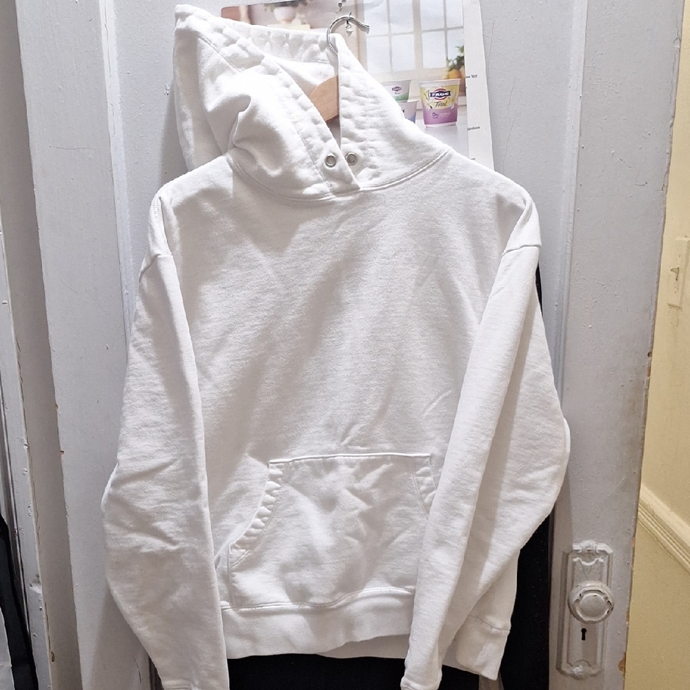 Billionaire Boys Club White Hooded Sweater with Relaxed Fit